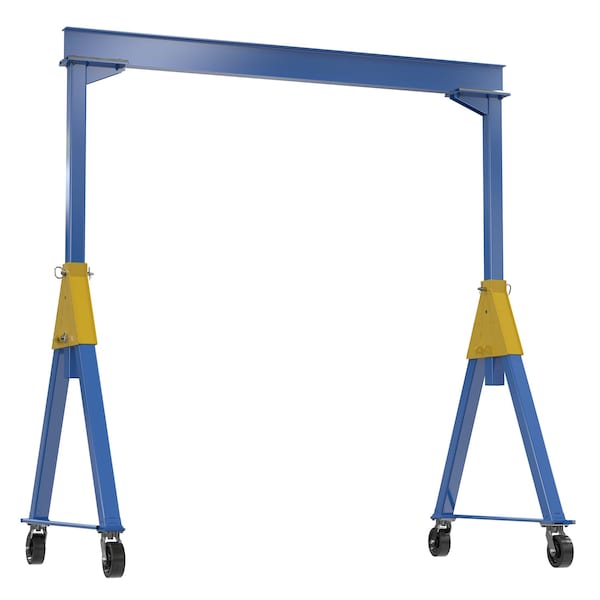 Fixed Ht. Stl Gantry Crane, 8K, 10Ft Kd